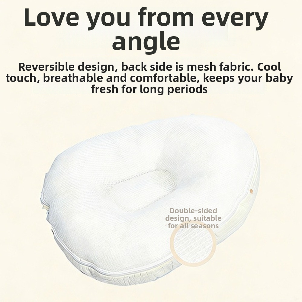 Nursing Pillow Breastfeeding - Cuscino Morbido per Allattamento Neonati, Anti-Soffocamento,